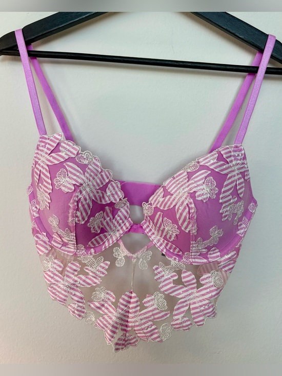 Victoria's Secret Other - Victoria Secret Women’s Luxe Lace Brush 34C Adjustable Strap Bra Sku#206